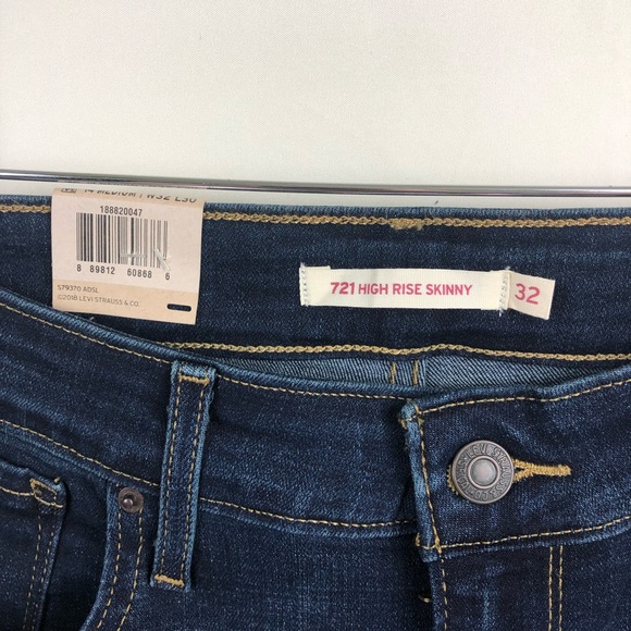 Levi’s NWT 721 high rise skinny jeans W32 L30 - Picture 5 of 5